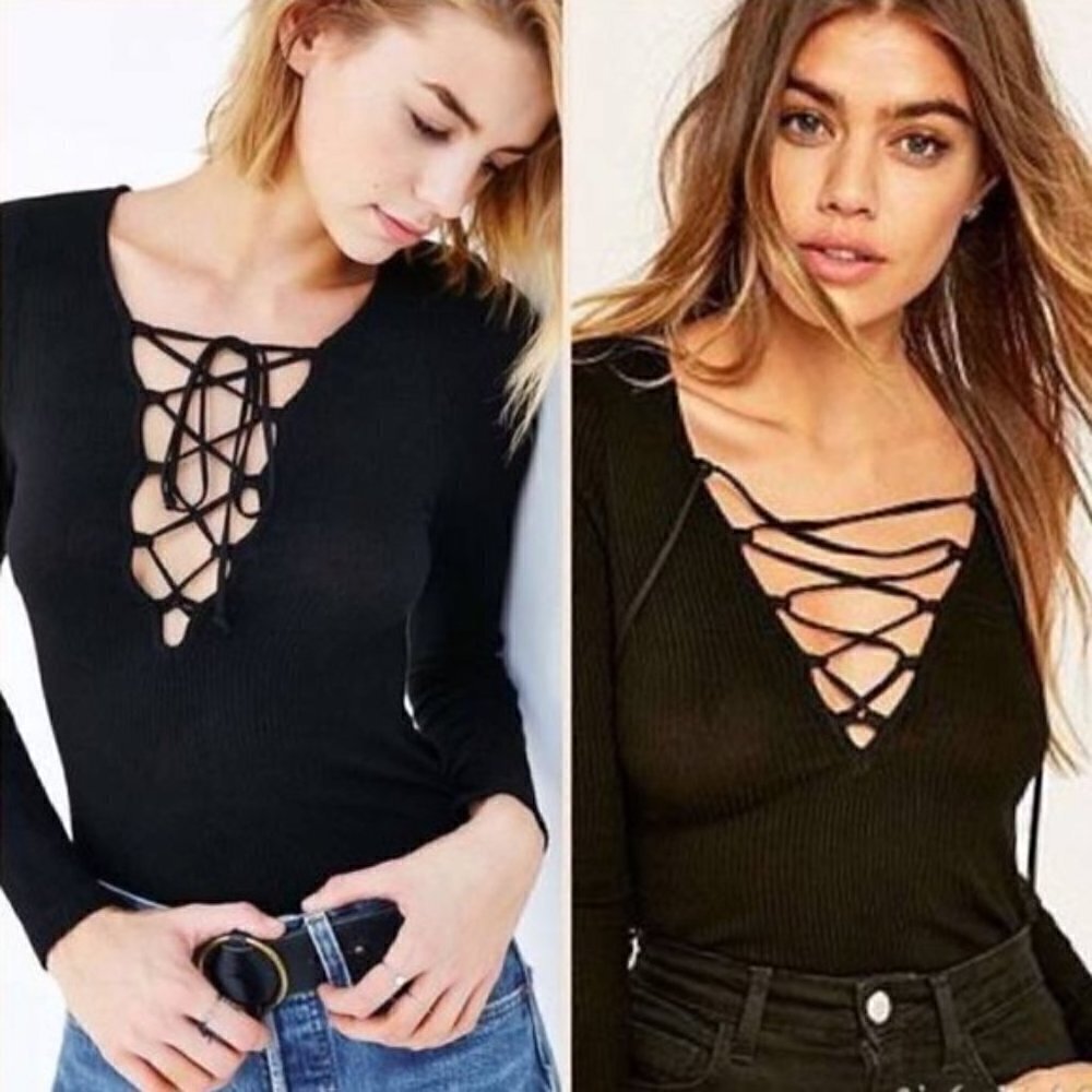Project Social T Urban Outfitters Tie Long Sleeve